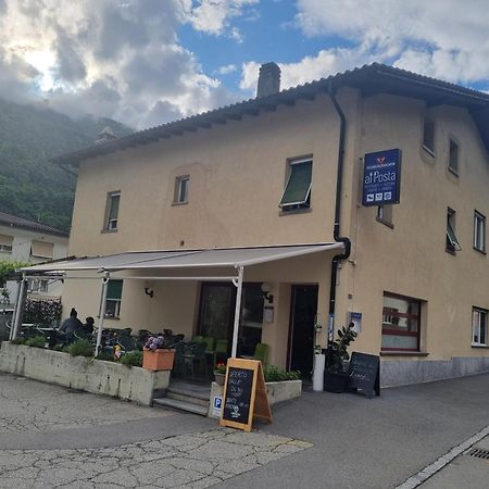 Отель Ristorante Pizzeria Al Posta, Con Alogio Malvaglia Экстерьер фото